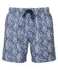 White/Navy Leaf*