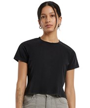  T-shirt vintage court pour femme